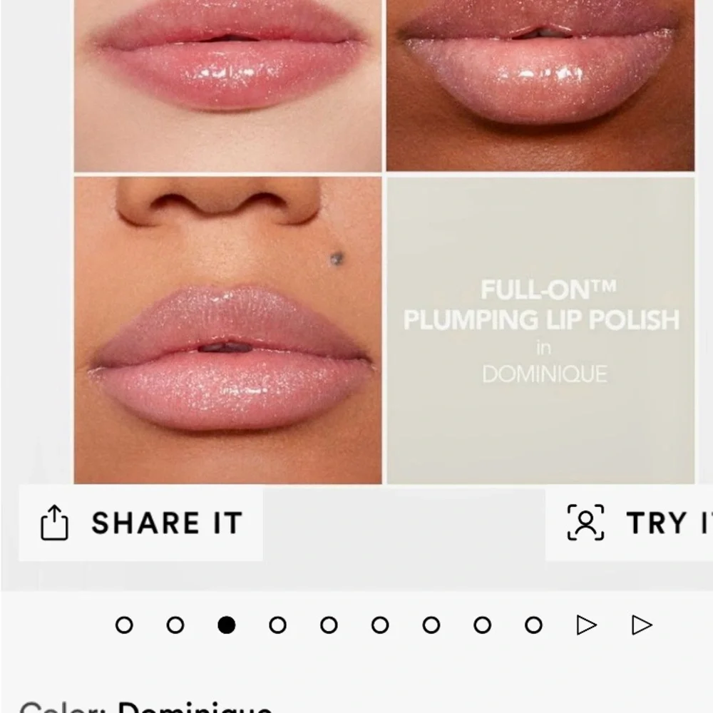 BUXOM FULL-ON PLUMPING LIP POLISH DOMINIQUE - Picture 5 of 11